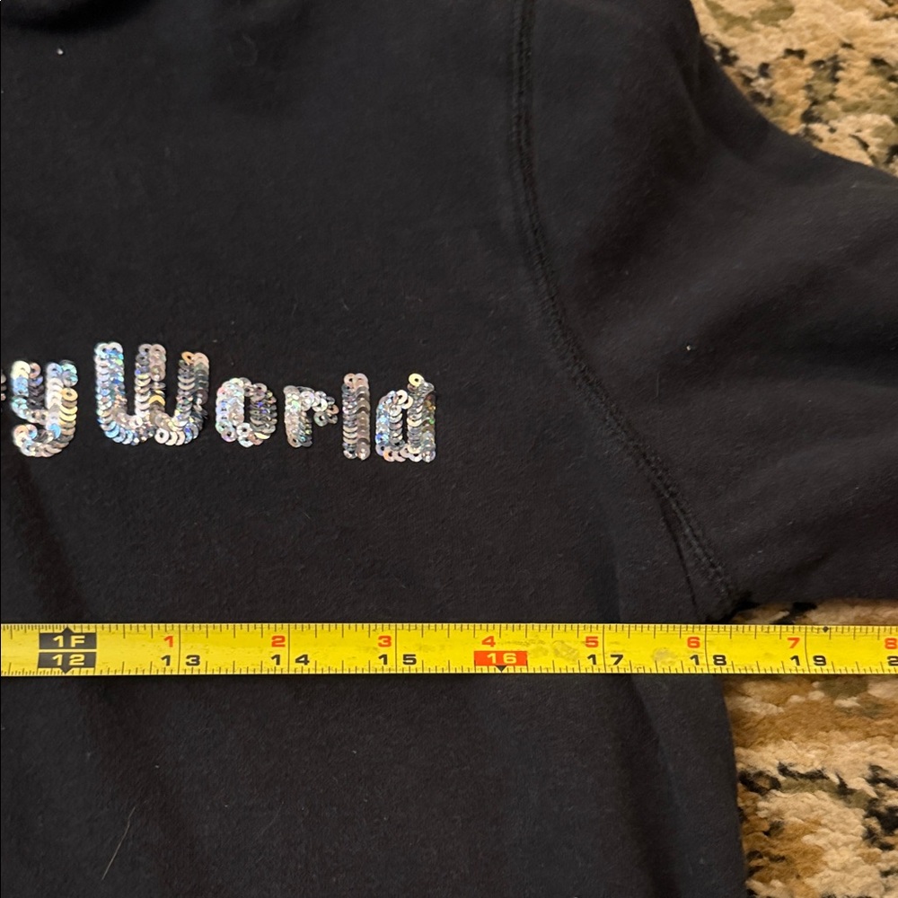 Black Disney Hoodie Sweatshirt - Picture 5 of 6